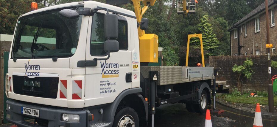 Warren Access - truck mounted platform - work safe and reduce accidents at work