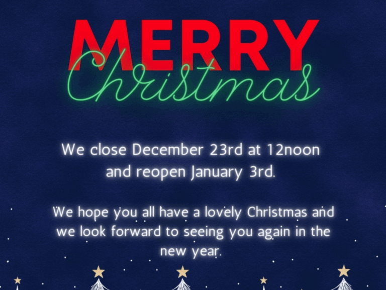 🎉And that's a wrap for 2022!🎉 We close at 12 noon today, and we'll be back in the new year. We want to thank all our wonderful customers and staff for a fantastic year, and we can't wait to see you all when we're back in 2023. Have a lovely Christmas!