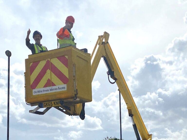 Warren Access van mounted platform - work at height specialists