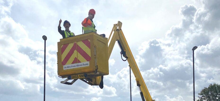 Warren Access van mounted platform - work at height specialists