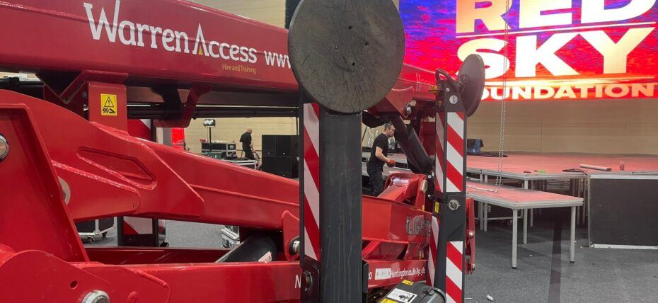 Warren Access donate HInowa Spiderlift to Red Sky Foundation for their Red Sky Ball