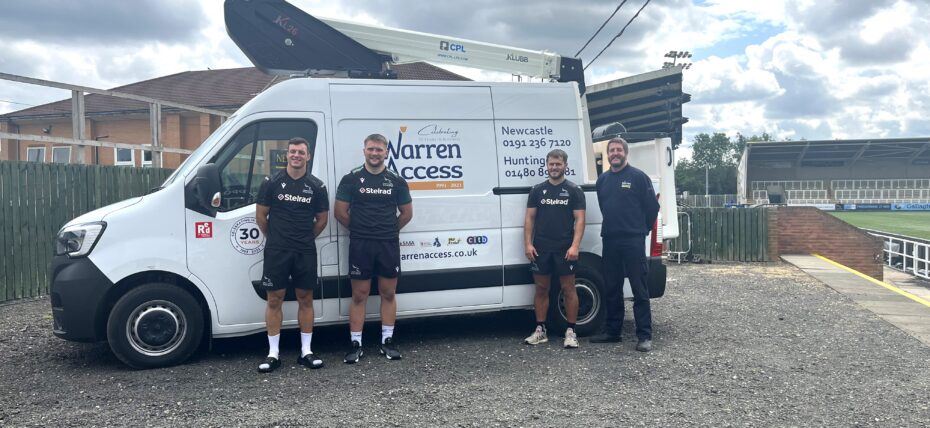 Warren Access announce sponsorship of Ollie Leatherbarrow from the Newcastle Falcons