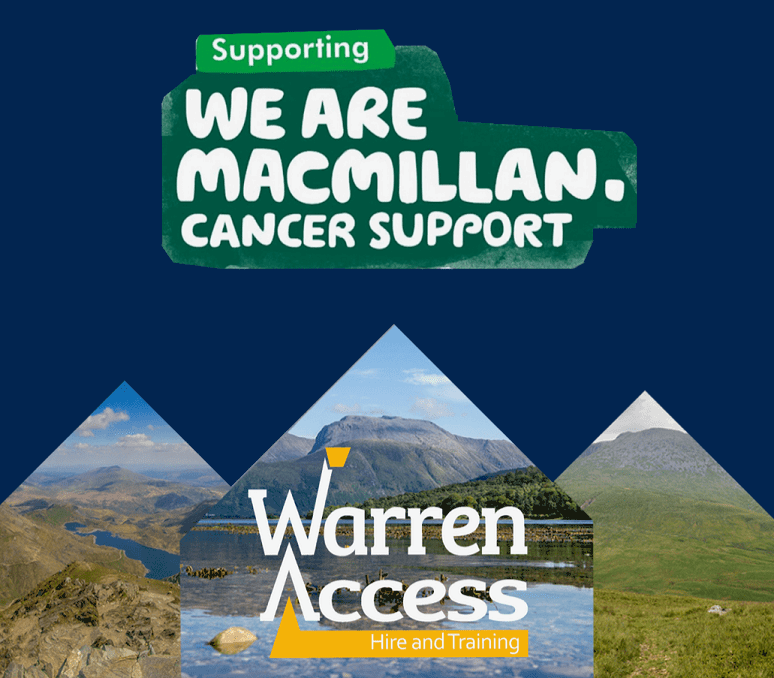 Warren Access Support Macmillan Cancer Support and The Three Peaks Challenge.