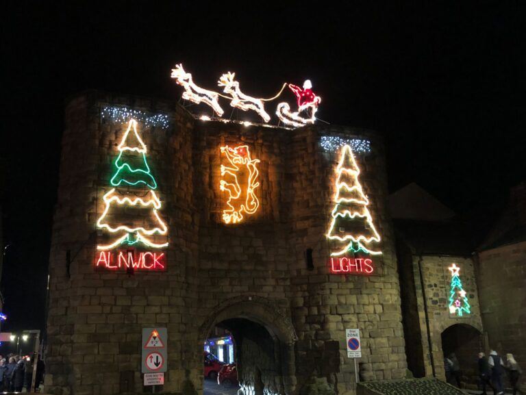 Alnwick Christmas Lights